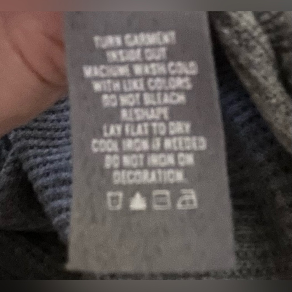 Aerie Gray Pajama Romper with “Wake Me Up When There Are Presents” Embroidery - Picture 10 of 10